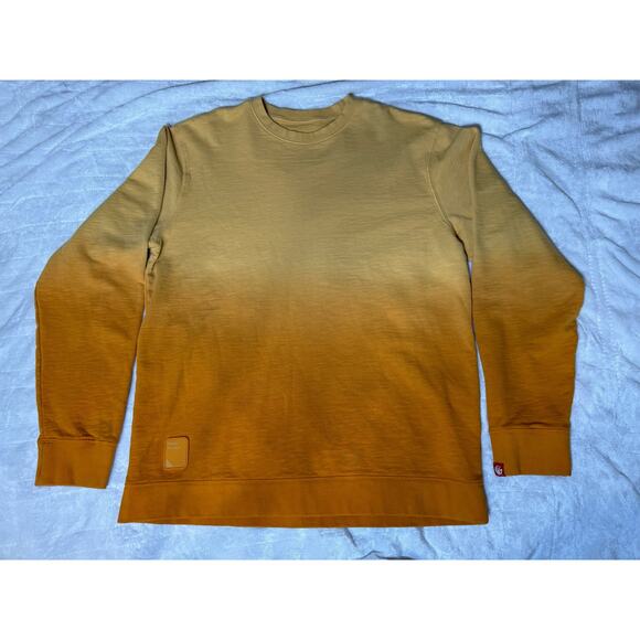 Authentic Original Chick-Fill-A Ombre Crewneck Pullover Sweater Honey Mustard - Picture 5 of 8
